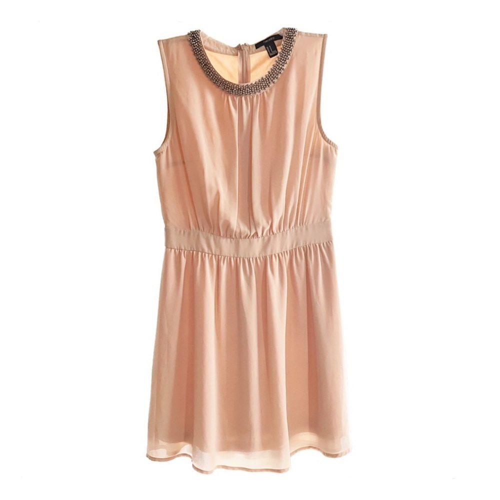 Forever 21 Statement Neck Sleeveless Mini Dress